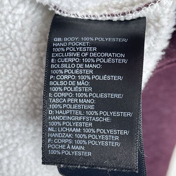 The North Face Mattea Sweatshirt Women’s Small Purple Fleece Pullover Cowl Neck - Picture 7 of 12